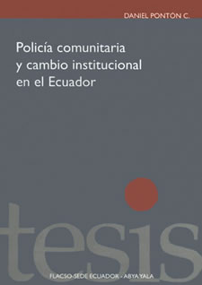 policia comunitaria cambio institucional en el ecuador